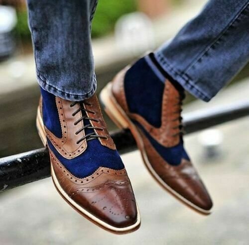 Men Handmade ankle boot