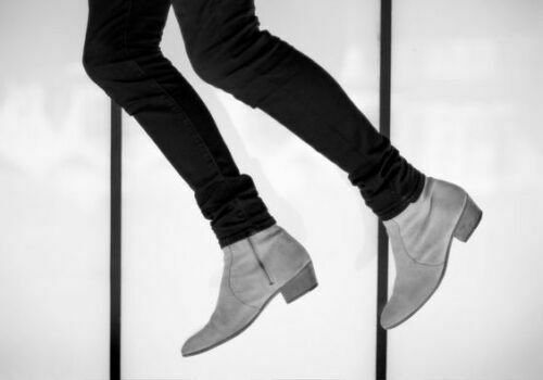 Men Handmade ankle boot
