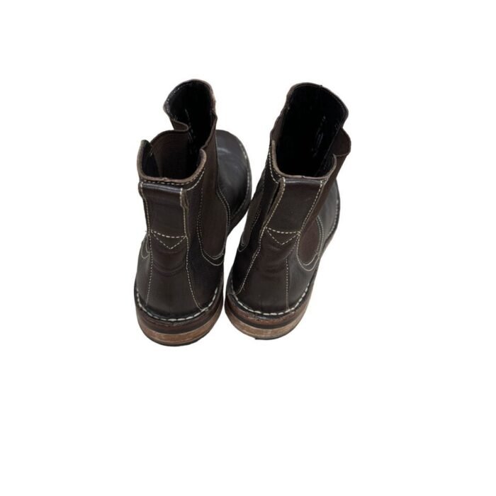 Men leather ankle boot Cole Haan brown leather boot - Image 4
