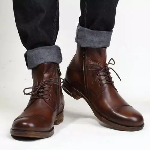 Men Handmade Ankle Boot