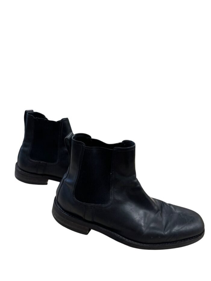 Men Leather Ankle Boot Cole Haan Men Black Leather Boot - Image 2