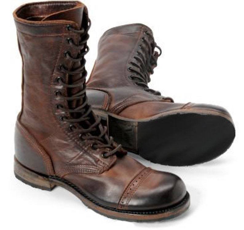 Men Leather Ankle Boot