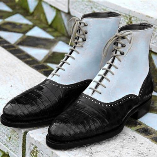Men Leather Ankle Boot